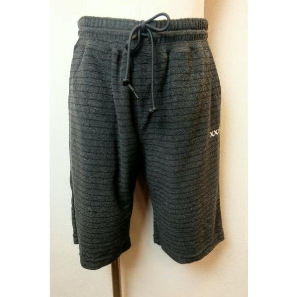 セール３５％ＯＦＦ コードビー CODE:B ハーフパンツ チャコールグレー 春夏新作 パイルボーダ...