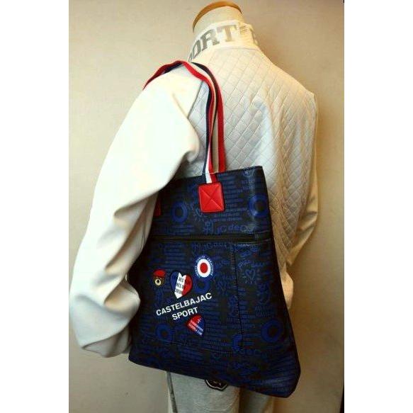 セール３０％ＯＦＦ カステルバジャック CASTELBAJAC トートバッグ ネイビー 秋冬新作 手...