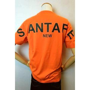 セール３５％ＯＦＦ サンタフェ santa fe 半袖Ｔシャツ オレンジ 春夏新作 メンズウェア カットソー サンタフェ服｜n-shopping