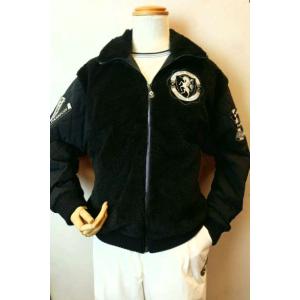 バーニヴァーノ BARNIVARNO レザーブルゾン ブラック 秋冬新作 中綿