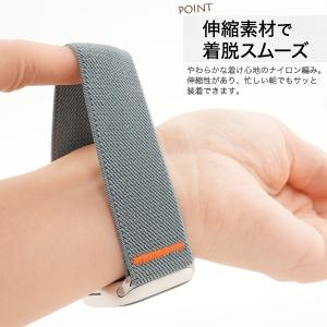 アップルウォッチ バンド ベルト ストレッチバ...の詳細画像2