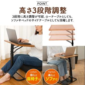 折りたたみ テーブル 木目調 高さ72 65 ...の詳細画像1