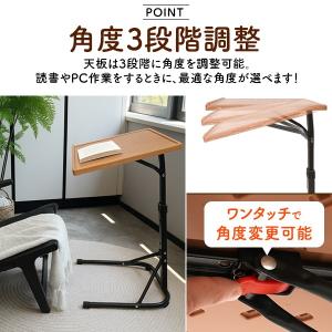 折りたたみ テーブル 木目調 高さ72 65 ...の詳細画像2