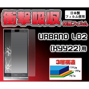 URBANO L02 KYY22  液晶保護フィルム（衝撃吸収） タッチパネルシール　 auアルバーノ｜n-style