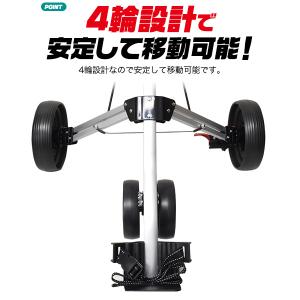 ゴルフバッグ キャリー カート 4輪 車輪付 ...の詳細画像2