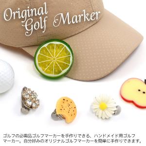 ゴルフマーカー 25mm 接着シール付 デコ用...の詳細画像1