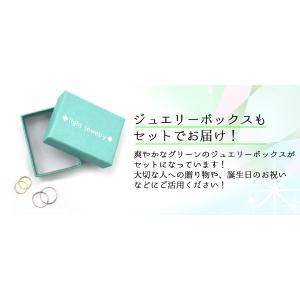 ピアス 18金 フープピアス 13mm 片耳用...の詳細画像5