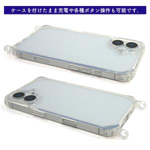 iPhone16 ケース 透明 クリア ショル...の詳細画像3