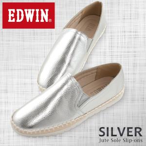 スリッポン 靴 レディース EDWIN エドウ...の詳細画像1