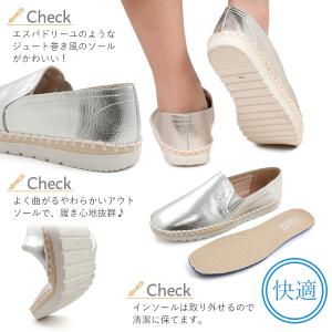 スリッポン 靴 レディース EDWIN エドウ...の詳細画像5