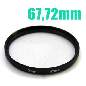 クロスフィルター（フィルター径67・72mm）カメラ用フィルター