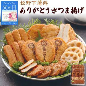 父の日 2026 ギフト 松野下蒲鉾 ありがとうさつま揚げ メッセージカード付き 鹿児島 さつまあげ 練り物 詰め合わせ｜N-Styleヤフーショッピング店