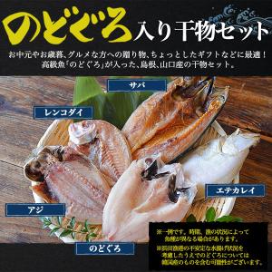 のどぐろ 大 干物セット A 3枚入 計5種1...の詳細画像1