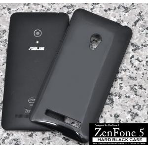 スマホケース ASUS ZenFone 5用 ハードブラックケース エイスース ゼンフォン5 SIMフリー/シムフリー/激安/格安 スマートフォン｜n-style