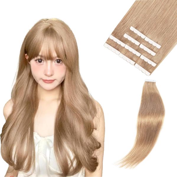 Paruks シールエクステ 人毛 エクステ シール つけ毛 髪の毛 ロング ストレート hair ...