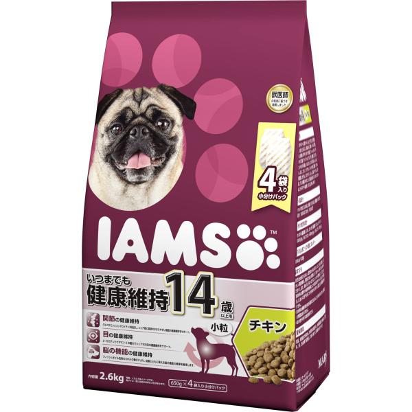 アイムス 　IAMS　 ドッグフード 14歳以上用 いつまでも健康維持 小粒 チキン シニア犬用 2...