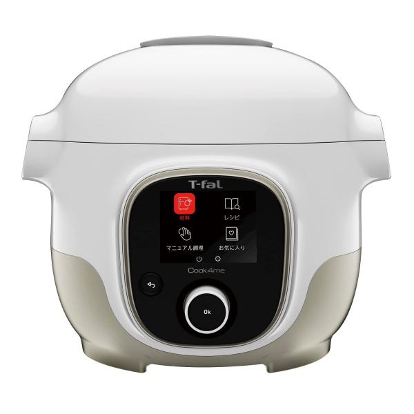 ティファール 電気圧力鍋 3L 内蔵250レシピ  クックフォーミー ホワイト  圧力調理 1台7役...