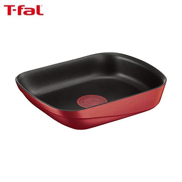 (欠品)T-fal 玉子焼き器 エッグロースター 15×20cm インジニオ・ネオ IHルージュ・ア...