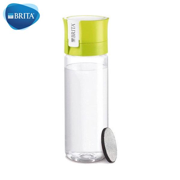 BRITA 携帯用浄水ボトル 600ml ライム マイクロディスクフィルター 1個付 ボトル型浄水器...