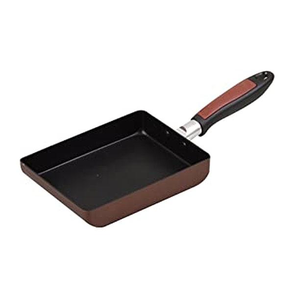 (欠品)パール金属 軽わざパン ふっ素加工 玉子焼 13×18cm IH対応 HB-3795