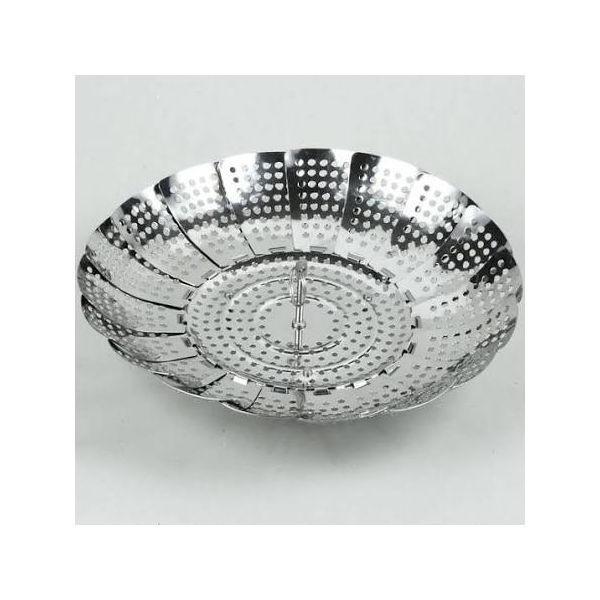 (在庫限り)ベストコ Stlye Tools フリーサイズ万能蒸し器 ステンレス製 LB-139 ス...