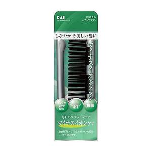 貝印 イオンエステ 折りたたみヘアケアブラシ KQ-3071｜n-tools