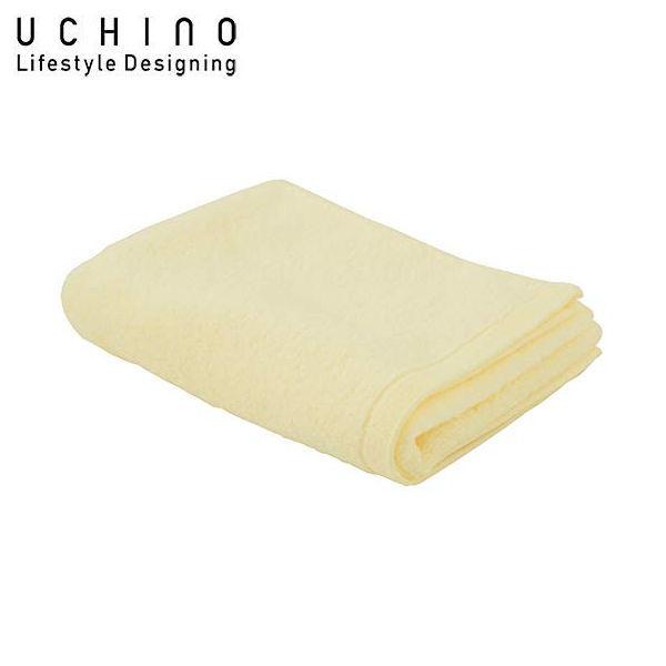 (在庫限り)UCHINO ふわふわカラー フェイスタオル 約34×85cm イエロー 8810F83...
