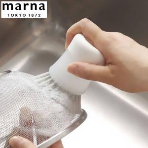 Marna 抗菌 キッチンブラシ ふつう ホワイト K788W マーナ スポンジ、たわしの商品画像