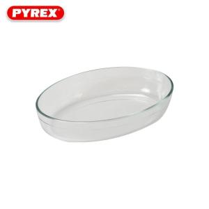 PYREX オーバル ロースター 皿 耐熱ガラス 電子レンジ対応 オーブン対応 食洗機対応 2.2L H CP-8548 パイレックス パール金属｜n-tools