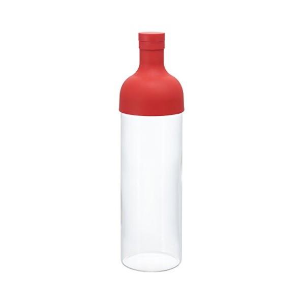 【廃】HARIO(ハリオ) フィルターイン ボトル 750ml レッド FIB-75-R