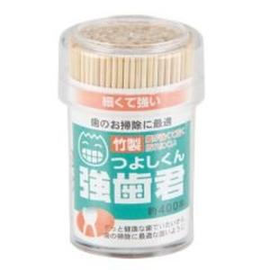 竹楊枝 強歯君 65mm 400本 マルキツヨシクンハノソウジヨウヨウジ まるき