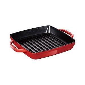 STAUB(ストウブ) ピュアグリルスクエア 23cm レッド 40511-730-0 品番：AGLA802 ZZED｜n-tools