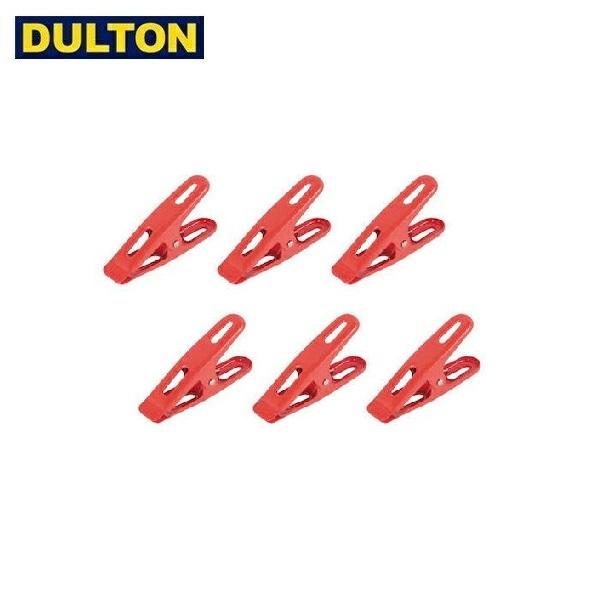 (長期欠品中、予約販売)DULTON 6 COLORED CLIPS A RED (品番：118-3...