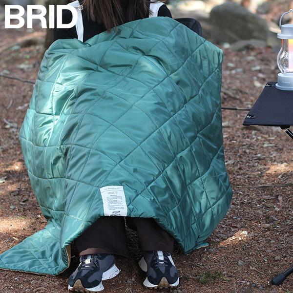 BRID 2023 MOLDING USB QUILT BLANKET BICOLOR グリーン ヒ...