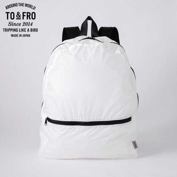 TO＆FRO BACKPACK −AIR− CLEAR わずか175g 容量12.3Lリュック バッ...