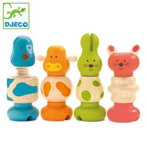 おもちゃ 木製 18ヶ月 ヴィスアニモ ネジ 知育玩具 ジェコ Djeco ねじ回し ナット ボルト 幼児 木のおもちゃ リビングート ヤフー店 通販 Yahoo ショッピング