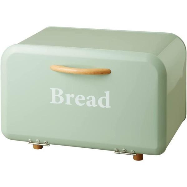 (長期欠品中、予約販売)アビテ ボワット ボックス ブレッド缶 グリーン ブレッドケース 食パン入れ...