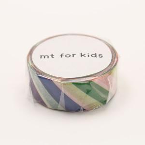 mt for kids カラフル・ストライプ マスキングテープ MT01KID001 カモ井加工紙))｜n-tools