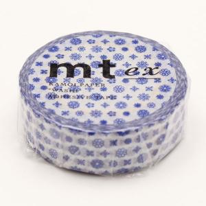 mt ex 小花・活字 マスキングテープ MTEX1P100 カモ井加工紙｜n-tools