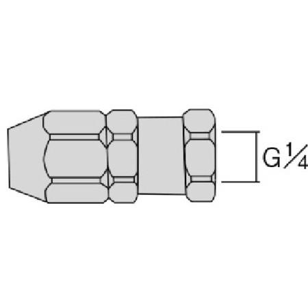 ホースジョイント G1/4袋ナット アネスト岩田 AJU02F-8751