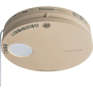 Panasonic 煙当番薄型 電池ワイヤレス連動子器(和室色) SHK32427YK｜n-tools