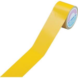 ラインテープ（反射） 黄 50mm幅×10m 屋内用 ポリエステル 緑十字 265013-7047｜n-tools