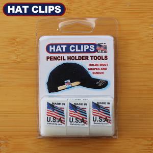 (長期欠品中、予約販売)HAT CLIPS 3個入(帽子に取り付けるペンホルダー) ホワイト ハットクリップ PENCIL HOLDER TOOLS GOTTA HAVE PRODUCTS USA 白))｜n-tools