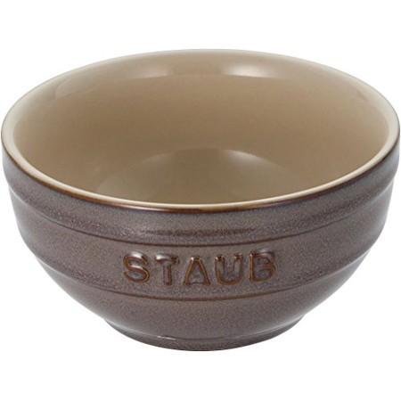 (在庫限り)STAUB（ストウブ） セラミックボウル 12cm アンティークグレー 40511-83...