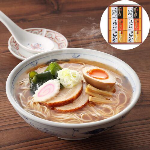 長崎 甚五郎 あごだしシリーズ詰合せ(ラーメンうどんちゃんぽん 各2人前×2) シイレル 父の日 お...