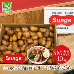 当店限定 じゃがいも インカのめざめ ほくほく食感 北海道産 農園直送 S〜M 10kg カレー 煮物 料理 ギフト お取り寄せ Suage