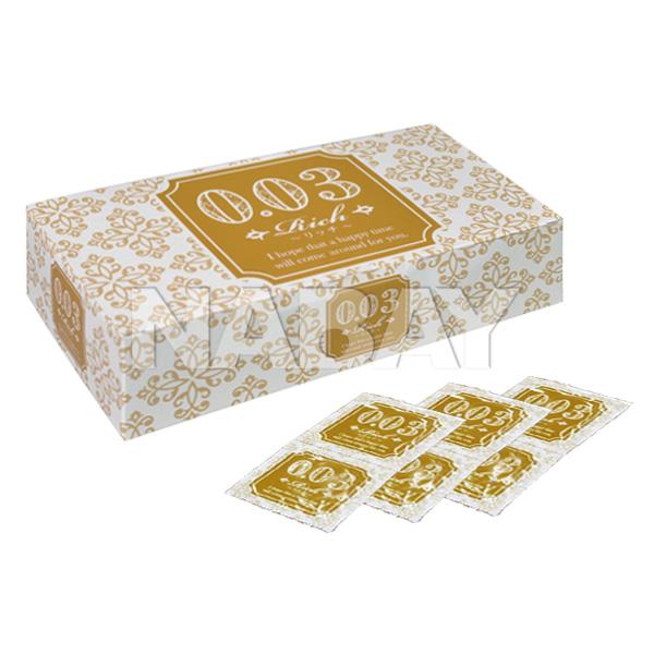ジャパンメディカル Rich リッチ 0.03 コンドーム 業務用 144個入  宅配便届け