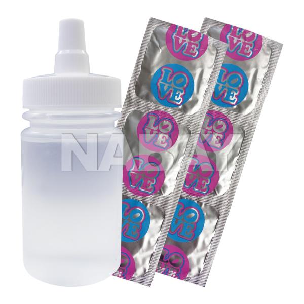 秘め事セット（潤滑ローション(150ml) ・コンドーム×6枚）潤滑ローション コンドーム お試しセ...