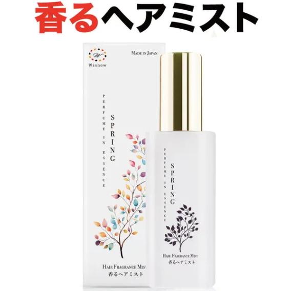 Winnow パフュームインエッセンスSPRING ローズ＆ジャスミン 80ml　アルコールフリー ...