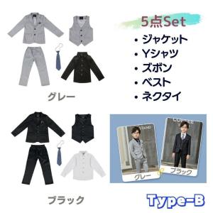 子供スーツ 5点セット フォーマル 男の子 ス...の詳細画像4